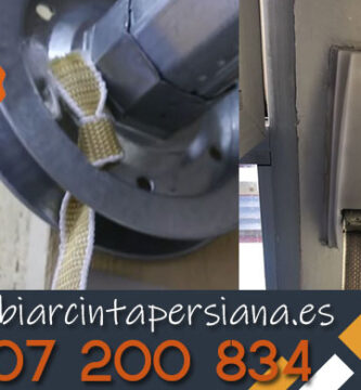 Cambiar cinta persiana Leganés