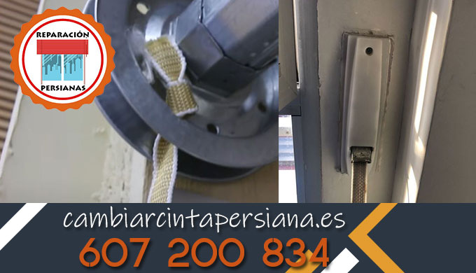 Cambiar cinta persiana Leganés